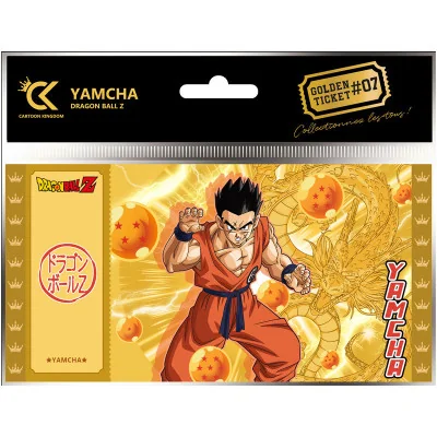 Cartoon Kingdom - DBZ Dragon Ball Golden Ticket Yamcha X5 - arrivage septembre 2024 -