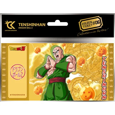 Cartoon Kingdom - DBZ Dragon Ball Golden Ticket Tenshinhan X5 - arrivage septembre 2024 -