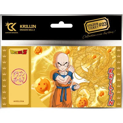 Cartoon Kingdom - DBZ Dragon Ball Golden Ticket Krillin X5 - arrivage septembre 2024 -