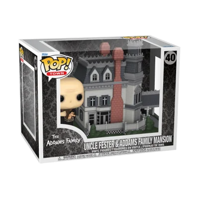 Funko - La Famille Addams Pop Town Addams Home Uncle Fester Fetide -