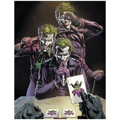 KETTEI ART - Dc Metal Plate Poster Metal Classix 30X40cm Three Joker - arrivage novembre 2024 -www.lsj-collector.fr