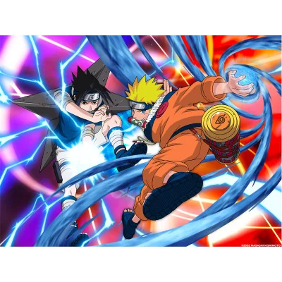 KETTEI ART - Naruto Metal Plate Poster Metal Classix 30X40cm Naruto Versus Sasuke - arrivage septembre 2024 -