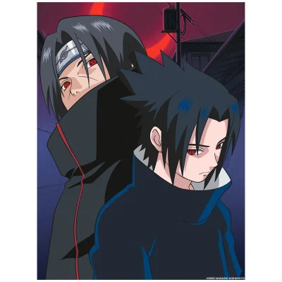 KETTEI ART - Naruto Metal Plate Poster Metal Classix 30X40cm Famille Uchiha - arrivage septembre 2024 -