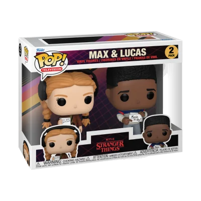 Funko - Stranger Things Pop S4 Max & Lucas 2Pk -www.lsj-collector.fr