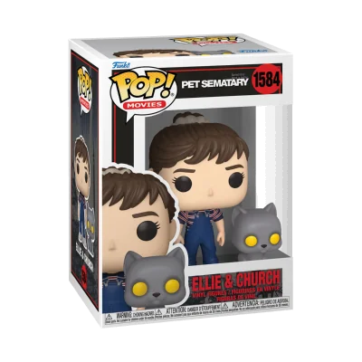 Funko - Pet Sematary Simetierre Pop Ellie & Church -