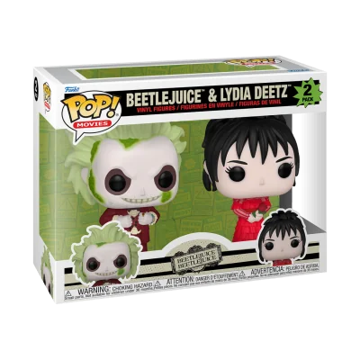 Funko - Beetlejuice 2 Pop 2-Pack Beetlejuice & Lydia - arrivage août 2024 -www.lsj-collector.fr