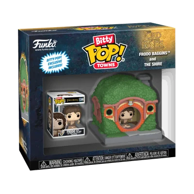 Funko - LOTR Le Seigneur Des Anneaux Bitty Pop Town Frodo At Shire - arrivage septembre 2024 -www.lsj-collector.fr