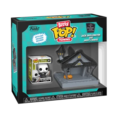 Funko - Disney Bitty Pop Town Nbx Jack Skellington At Home - arrivage septembre 2024 -www.lsj-collector.fr