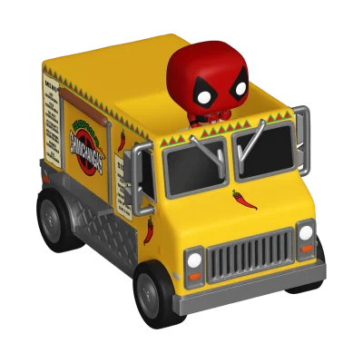 Funko - Marvel Bitty Pop Ride Deadpool Chimichanga Truck - arrivage septembre 2024 -www.lsj-collector.fr