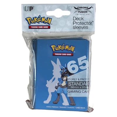 ULTRAPRO - Pokemon Ultrapro Lucario Deck Protector Sleeves Paquet De 65pcs -www.lsj-collector.fr