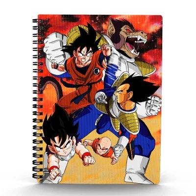 SD toys - DBZ Dragon Ball Cahier Spirale 3D 15X21Cm Goku Vs Vegeta - arrivage octobre 2024 -