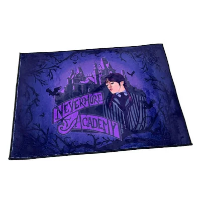 SD toys - Wednesday Tapis Nevermore Academy 80X60Cm - arrivage décembre 2024 -