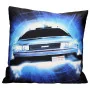 SD toys - Retour Vers Le Futur Coussin 45X45cm Delorean Roads - arrivage novembre 2024 -