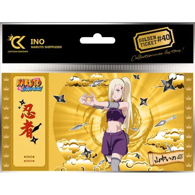 Cartoon Kingdom - Naruto Shippuden Golden Ticket Ino x5 -www.lsj-collector.fr