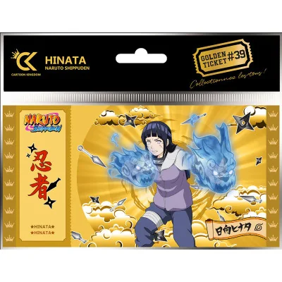 Cartoon Kingdom - Naruto Shippuden Golden Ticket Hinata x5 -www.lsj-collector.fr