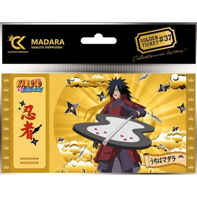 Cartoon Kingdom - Naruto Shippuden Golden Ticket Madara x5 -www.lsj-collector.fr