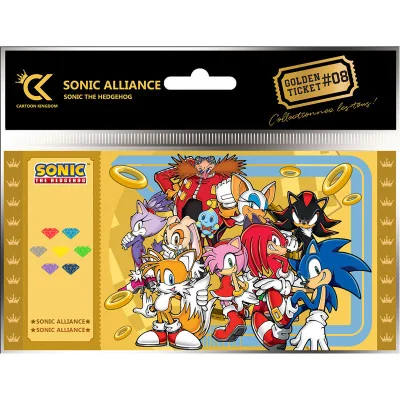 Cartoon Kingdom - Sonic Golden Ticket Sonic Alliance Europe X5 -