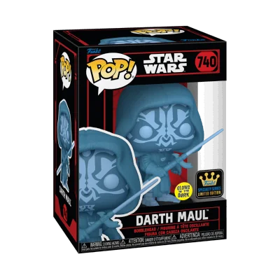 Funko - SW Pop Star Wars Darkside Darth Maul Holo Glow - arrivage septembre 2024 -www.lsj-collector.fr