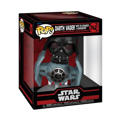 Funko - SW Pop Rides Star Wars Darkside Tie Advanced X1 Vader - arrivage septembre 2024 -