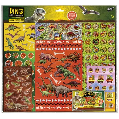 TOTUM - Super Dino Dinosaure Jurassic Park Stickers Super Set -www.lsj-collector.fr