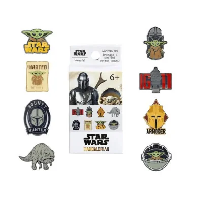 Loungefly - Star Wars Mystery Box Pins Asst X16 Mandalorian Group -www.lsj-collector.fr