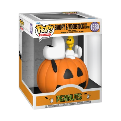 Funko - Snoopy Peanuts Pop Deluxe Snoopy & Woodstock Pumpkin - arrivage août 2024 -www.lsj-collector.fr