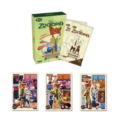 CARD FUN - Disney Cardfun Zootopia Fun Edition Boite 10 Boosters 4 Cartes -