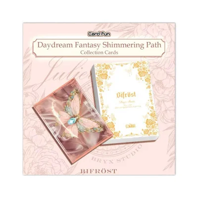 CARD FUN - Bifröst Bryx Studio Cardfun Shimmering Path Butterfly Collection Card Boite 5 Boosters 1 Carte -