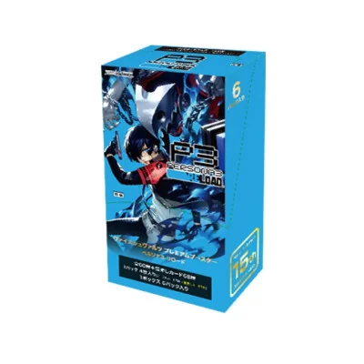 BUSHIROAD - Weiss Schwarz TCG Premium Booster Persona 3 Reload Boite 6 Boosters 4 Cartes -www.lsj-collector.fr