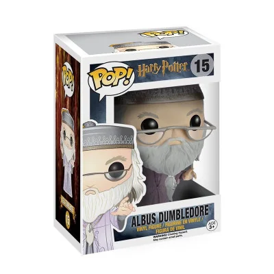 Funko - Harry Potter Pop Albus Dumbledore avec baguette magique 10cm -www.lsj-collector.fr