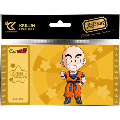 Cartoon Kingdom - DBZ Dragon Ball Z Golden Ticket Chibi Krillin x5 -www.lsj-collector.fr