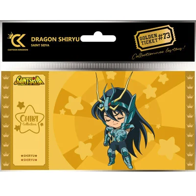 Cartoon Kingdom - Saint Seiya Golden Ticket Chibi Shiryu x5 -www.lsj-collector.fr