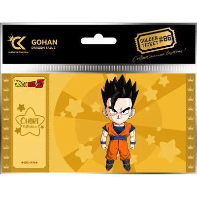 Cartoon Kingdom - DBZ Dragon Ball Z Golden Ticket Chibi Gohan x5 -