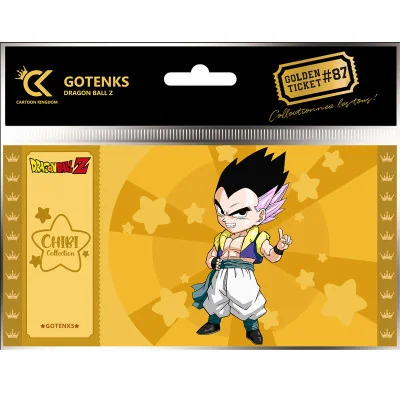 Cartoon Kingdom - DBZ Dragon Ball Z Golden Ticket Chibi Gotenks x5 -www.lsj-collector.fr