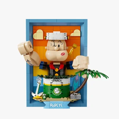 PANTASY - Popeye Pantasy Popeye 3D Portrait 21cm Set A Construire - arrivage août 2024 -www.lsj-collector.fr