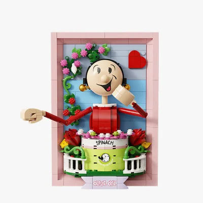 PANTASY - Popeye Pantasy Olive 3D Portrait 21cm Set A Construire - arrivage août 2024 -www.lsj-collector.fr