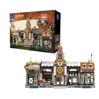 PANTASY - Joyside Series Pantasy Steampunk Railway Station 37cm Set A Construire - arrivage août 2024 -