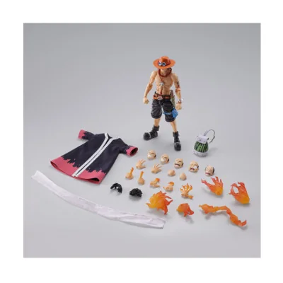 TAMASHII NATIONS - One Piece SH Figuarts Portgas D Ace Fire Fist 15,5cm - arrivage janvier 2025 -www.lsj-collector.fr