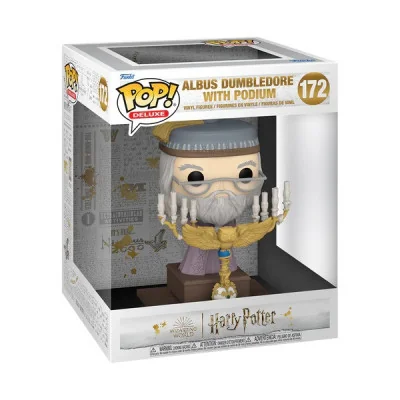 Funko - Harry Potter Pop Deluxe Azkaban Dumbledore Podium -www.lsj-collector.fr