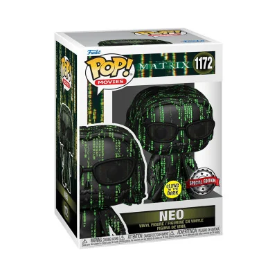 Funko - Matrix 4 Pop Neo Coded Glow In The Dark Exclu -