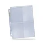 ULTRAPRO - Ultrapro Page Transparente Pour Toploader 4 Pochettes 100Pcs -www.lsj-collector.fr