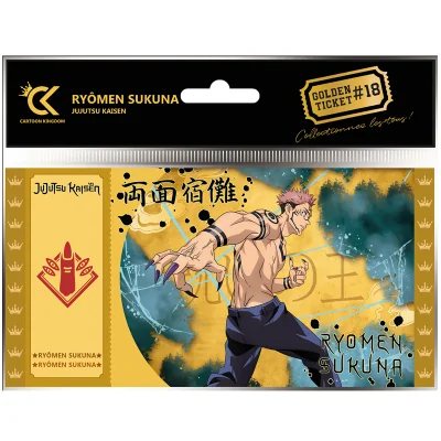 Cartoon Kingdom - Jujutsu Kaisen Golden ticket V2 Sukuna X10 -www.lsj-collector.fr