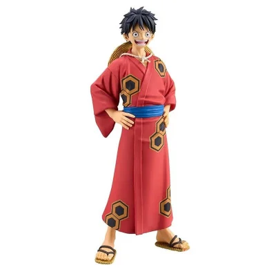 Banpresto - One Piece DXF Grandline Series Wanokuni Luffy Yukata 16cm W111 -www.lsj-collector.fr