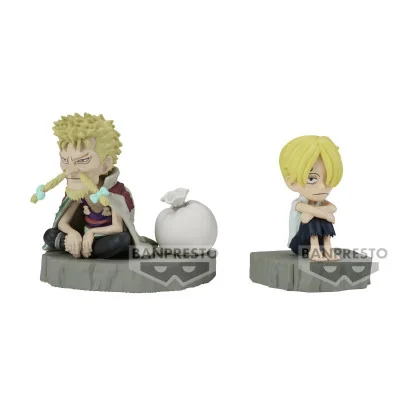 Banpresto - One Piece WCF Log Stories Sanji & Zeff 6cm W111 -