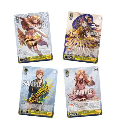 BUSHIROAD - Weiss Schwarz TCG Rear Sekai Display 6 Boosters 6 Cartes -