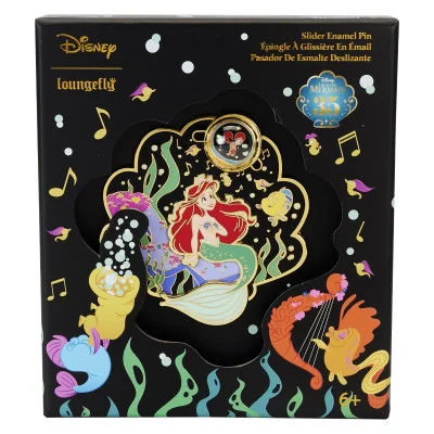 Loungefly - Disney Loungefly Pins Collector Little Mermaid Petite Sirene 35Th Anniv -www.lsj-collector.fr