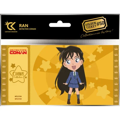 Cartoon Kingdom - Detective Conan Golden Ticket Chibi Ran X10 -www.lsj-collector.fr