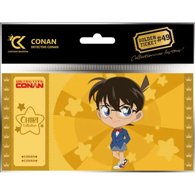 Cartoon Kingdom - Detective Conan Golden Ticket Chibi Conan X10 -www.lsj-collector.fr