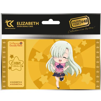 Cartoon Kingdom - Seven Deadly Sins Golden Ticket Chibi Elisabeth X10 -