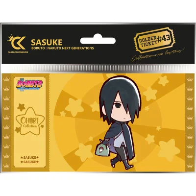 Cartoon Kingdom - Boruto Golden Ticket Chibi Sasuke X10 -www.lsj-collector.fr